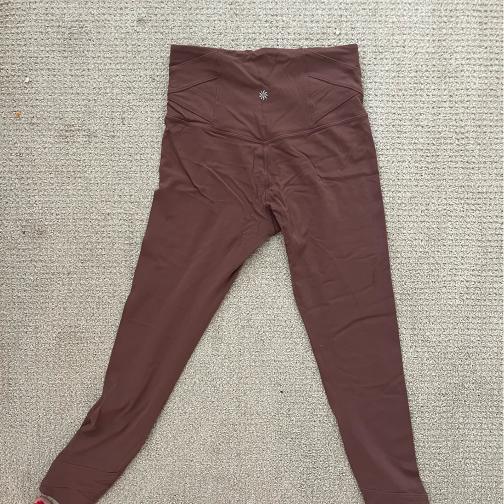 Athleta leggings size 6 brown/terracotta
